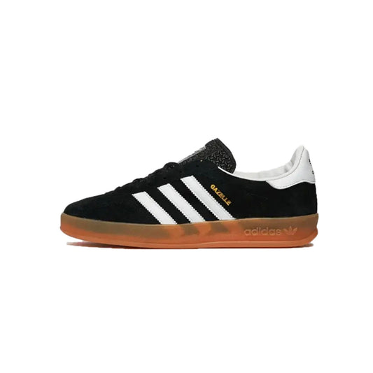 ADIDAS GAZELLE INDOOR
BLACK WHITE GUM